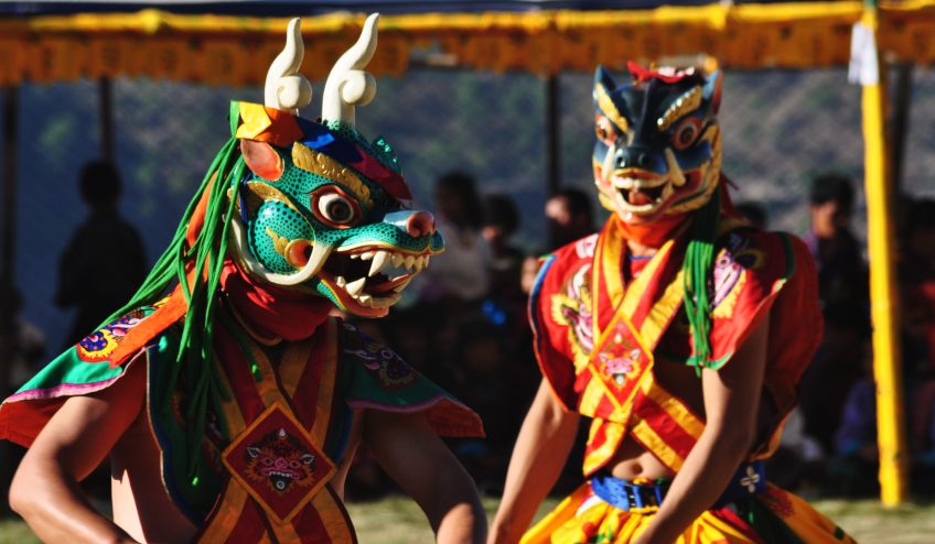 Mask-Dance-in-Bhutan